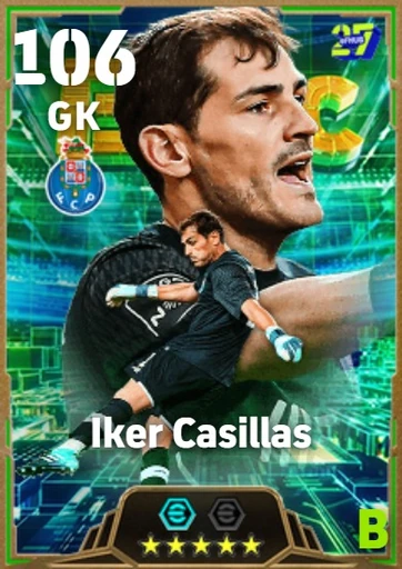 بطاقة Iker Casillas الأصلية